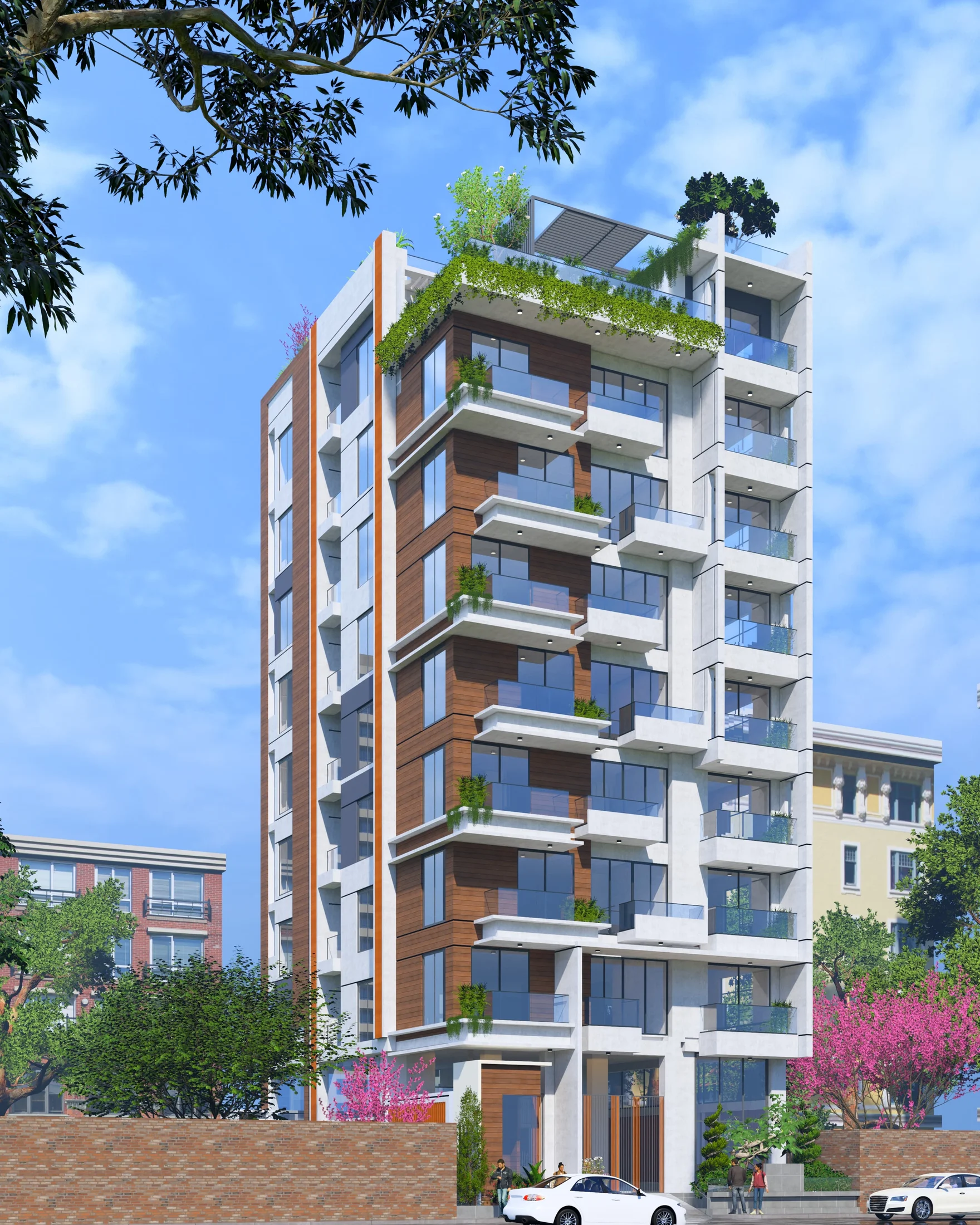 Architectural rendering of Aster Apartment